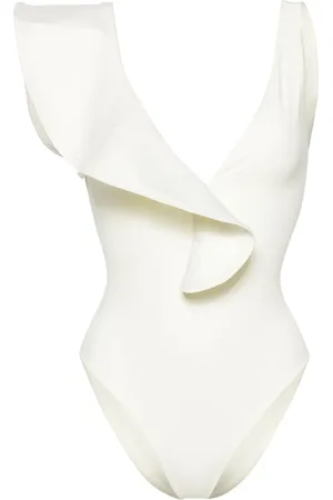 JOHANNA ORTIZ Santa Clara ruffle-trim swimsuit