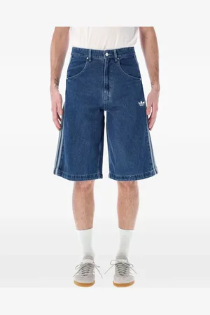 adidas Wide-leg denim shorts