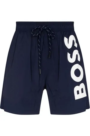 HUGO BOSS Octopus logo-print swim shorts