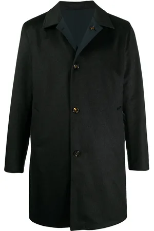 Kired Button-up cashmere coat