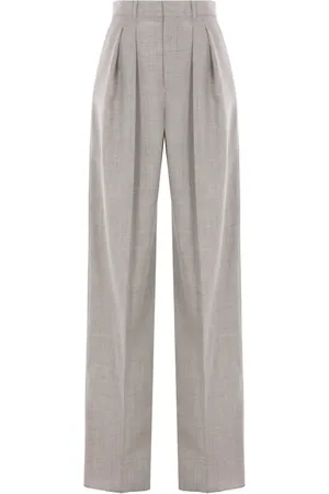 Saint Laurent Wool wide-leg trousers