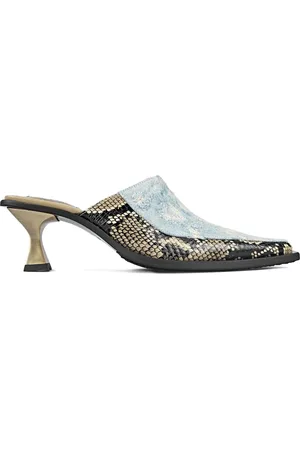 Eytys Snake-print leather mules