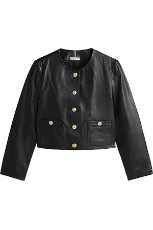 Tommy Hilfiger Cropped leather jacket