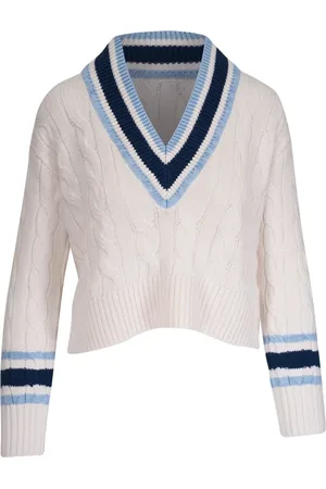 VERONICA BEARD Cable-knit cropped sweater