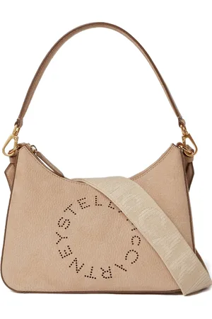 Stella McCartney Logo-perforated shoulder bag