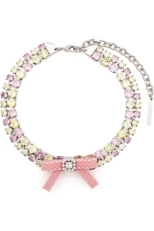 Shushu/Tong X Yvmin bow-detail choker