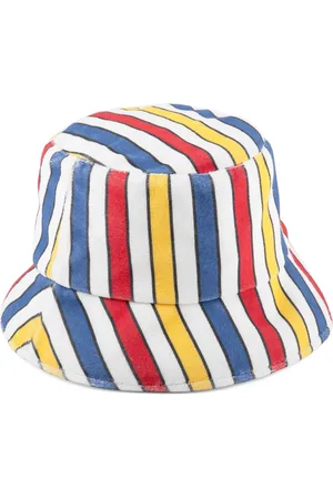 Lack of Color Stripe-pattern bucket hat