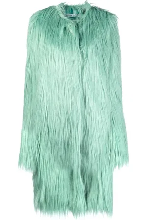 ALABAMA MUSE Faux-fur mid-length coat