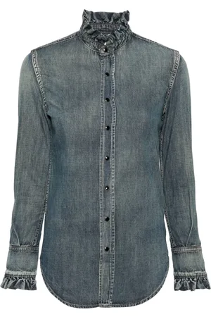 Saint Laurent Long-sleeve denim shirt
