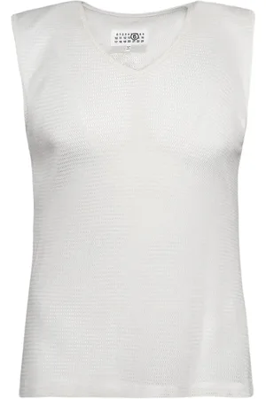 Maison Margiela Mesh tank top