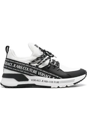 VERSACE Logo-tape sneakers