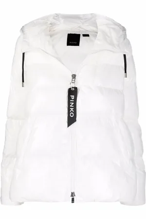 Pinko Logo-charm padded coat
