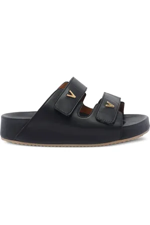 Via Roma Leather slides