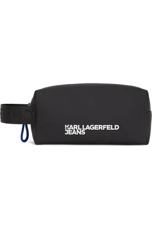 Karl Lagerfeld Logo-print wash bag