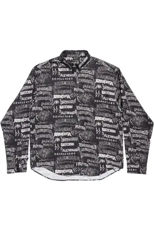 Balenciaga Logo-print long-sleeves shirt