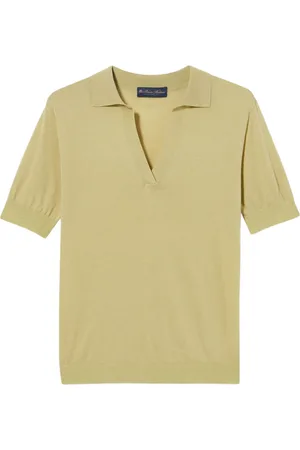 Brooks Brothers Cotton-blend polo top