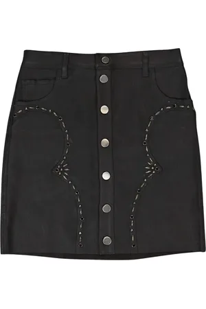 AMIRI Leather miniskirt