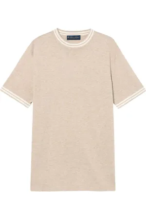 Brooks Brothers Organic cotton-linen t-shirt