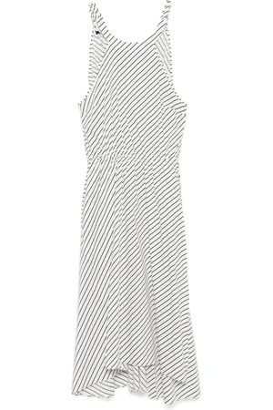 Liu Jo Striped poplin midi dress
