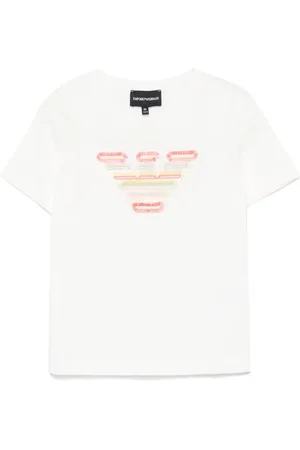 Emporio Armani Logo-embroidered T-shirt
