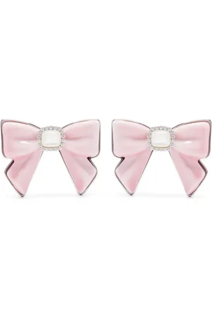 Shushu/Tong Ceramic bowknot earrings