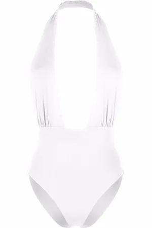 La Perla Braid-detail halterneck swimsuit