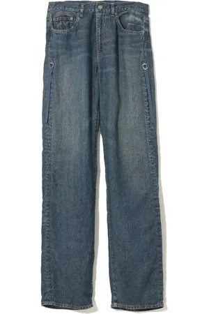 UNDERCOVER Linen straight-leg jeans