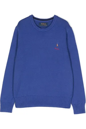 Ralph Lauren Embroidered-logo knitted jumper