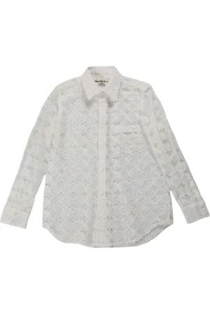 Comme des Garçons Sheer lace shirt