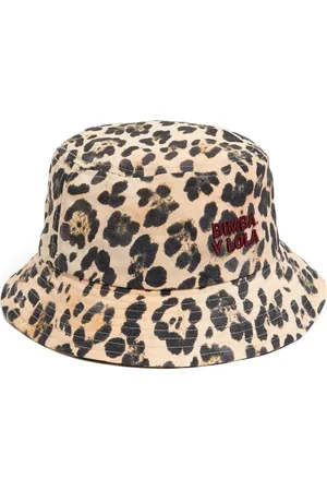 Bimba y Lola Leopard-print bucket hat
