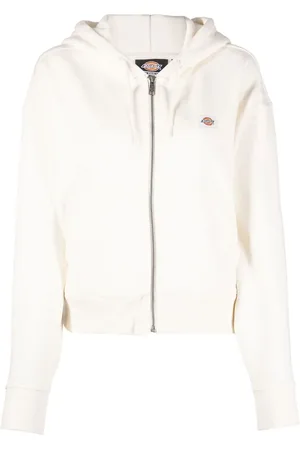 Dickies Logo-patch zip-up hoodie