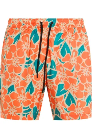 MAUNA KEA Floral-print swim shorts