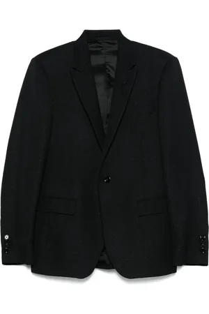 LARDINI Metallic-threading blazer