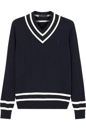 Brooks Brothers Logo-embroidered cotton sweater