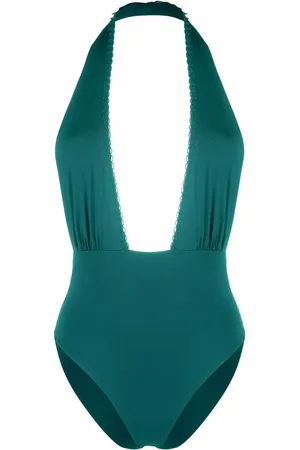 La Perla Plunging halterneck one-piece