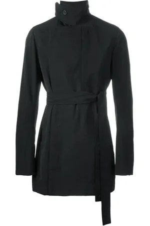 Rick Owens Funnel neck coat