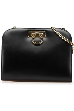 Salvatore Ferragamo 2010-2025 Leather Gancini Chain crossbody bag
