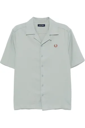 Fred Perry Piqué revere-collar shirt