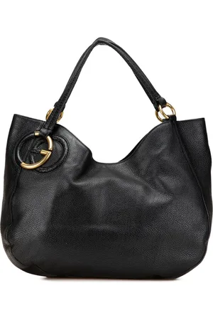 Gucci 2000-2015 Medium Pebbled Calfskin Twill tote bag