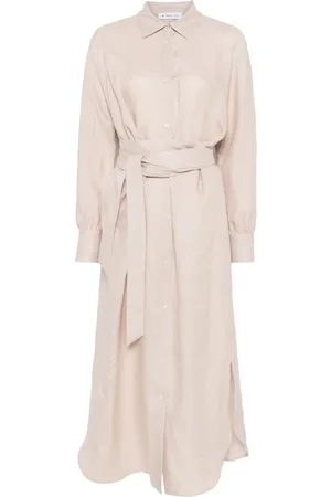Manuel Ritz Linen maxi shirt dress