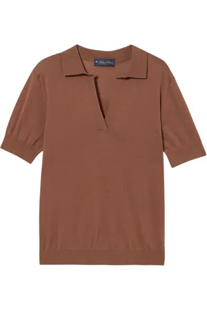 Brooks Brothers Cotton-blend polo top