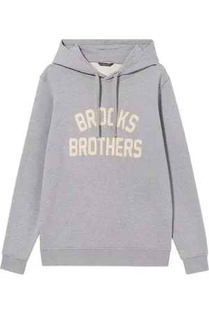 Brooks Brothers Logo-embroidered terry hoodie