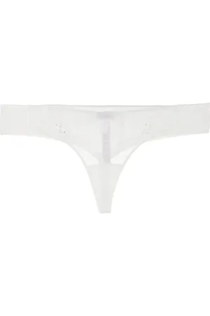 La Perla Floral-embroidered thong