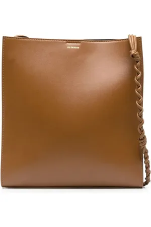 Jil Sander Embossed-logo detail shoulder bag
