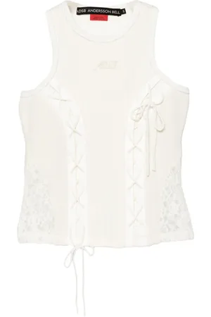 Andersson Bell Lace-up sleeveless top
