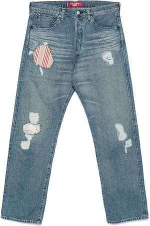 JUNYA WATANABE Patch-detail jeans