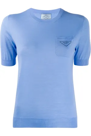 Prada Short-sleeve knitted top