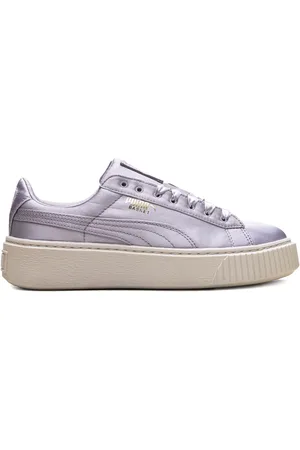 PUMA Platform satin sneakers