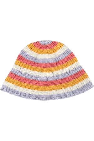 Lack of Color Stripe-pattern bucket hat