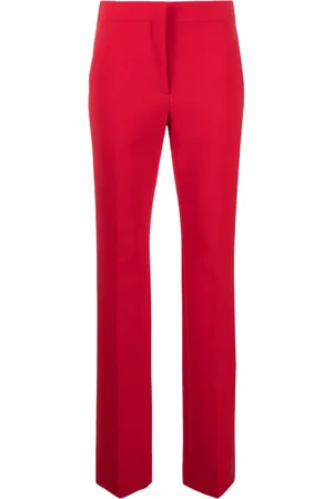 Moschino Pressed-crease tailored trousers